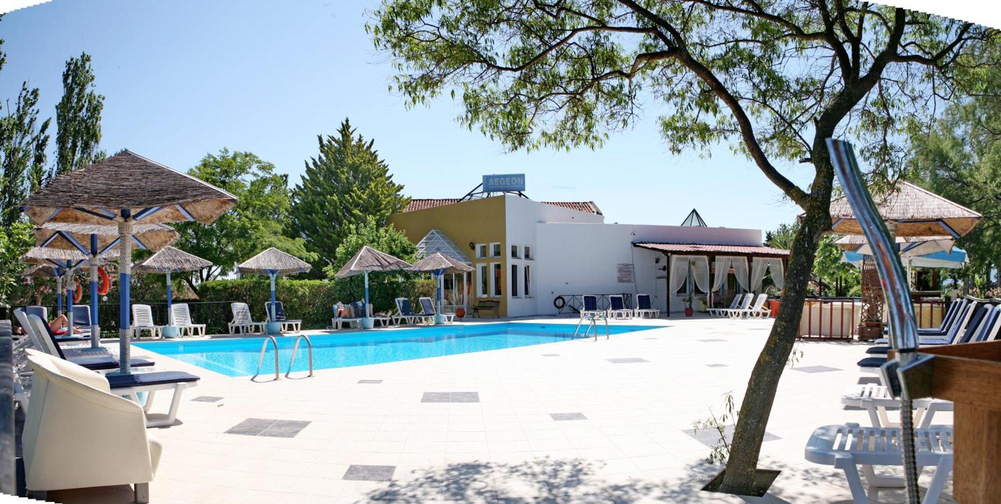 Aegeon Hotel Kalloni  Buitenkant foto